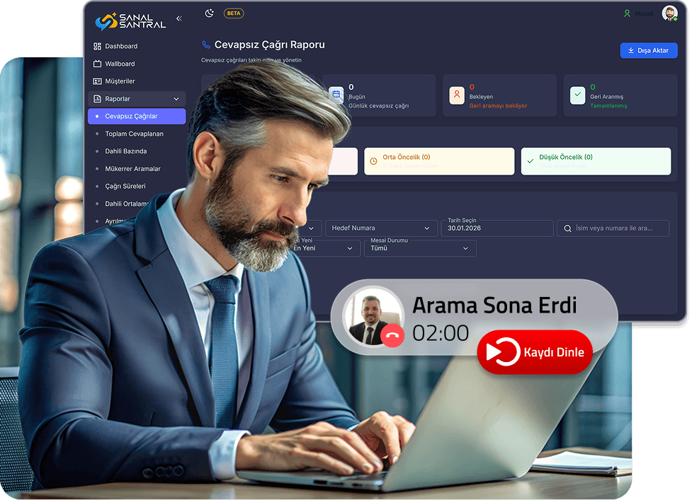 Raporlama Ekranı