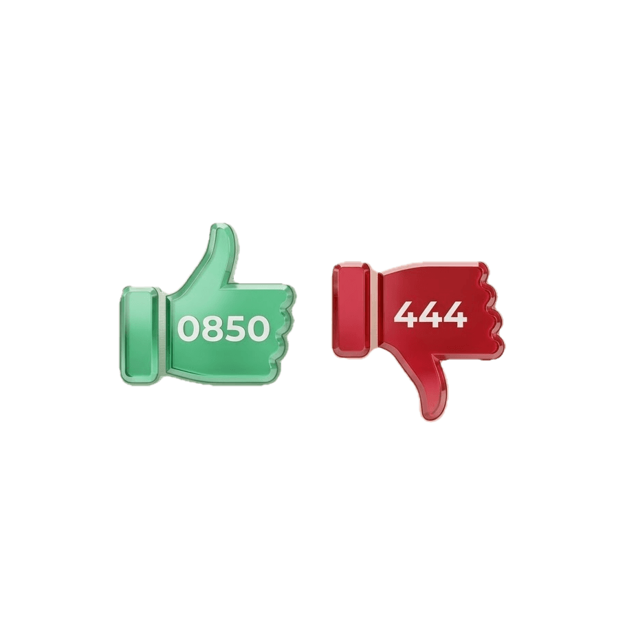0850 vs 444 Farkı