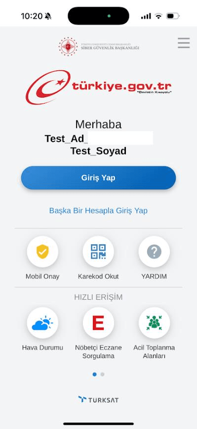 Mobil uygulama – Karekod Okut