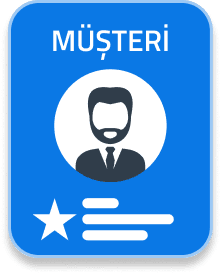 Müşteri Kartı Mavi